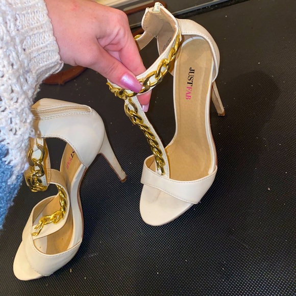 Women’s just Fab heels size 7.5 - Picture 1 of 4